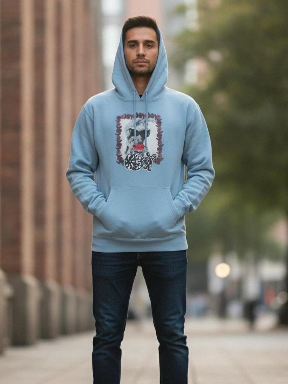 Obey Smoke Show OS Graphic Hoodie Sweatshirt